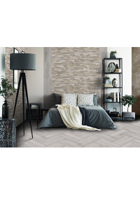 Minerva Grigio / Muro legno Mix<br />Floor - Art. 3004<br />Wall - Art. 2000